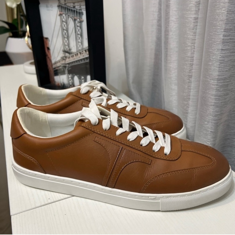 Ted Baker London Brown Leather Sneakers